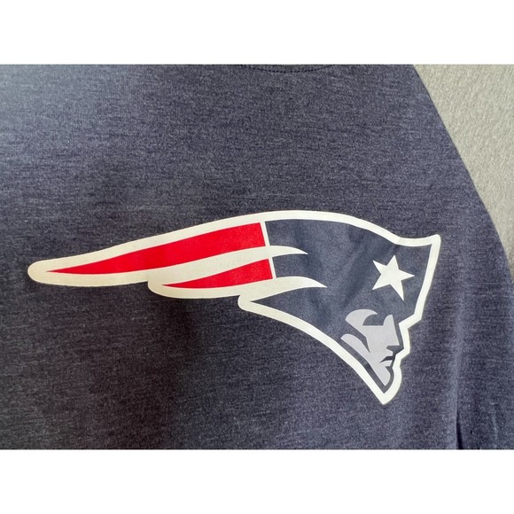 New England Patriots 3/4 sleeve T-Shirt, Women's Med, NFL/Nike - Picture 2 of 4